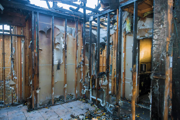Professional Fire Damage Removal technician working in South Blooming Grove, NY